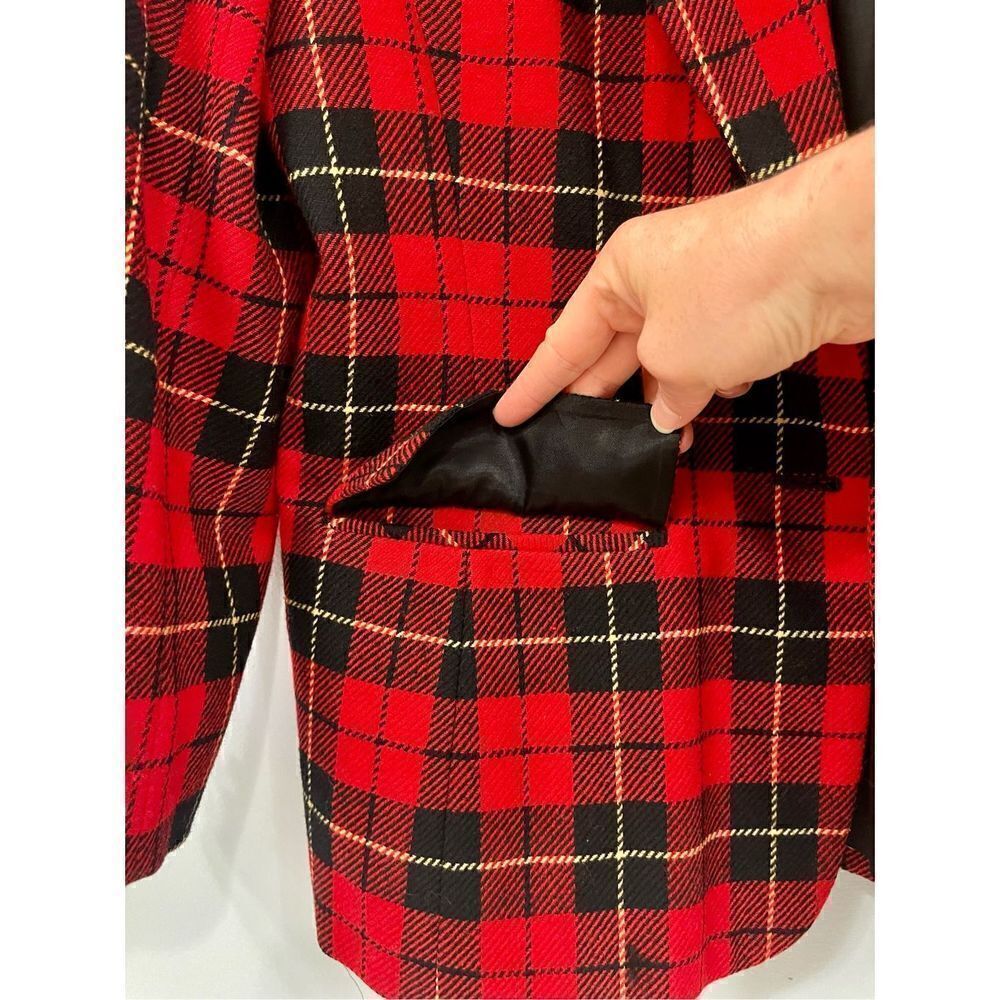 Vintage Pendleton plaid wool blazer - Picture 6 of 10